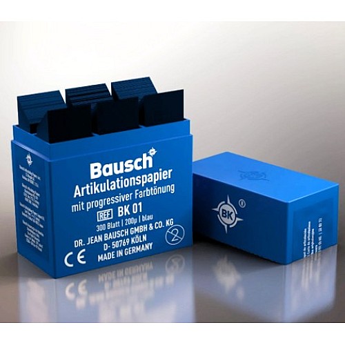 Carta per Articolazione Dentale Bausch BK01 - Spessore 200 micron Carta per Articolazione Dentale Bausch BK01 - Spessore 200 micron